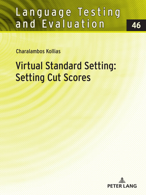 Title details for Virtual Standard Setting by Claudia Harsch - Available